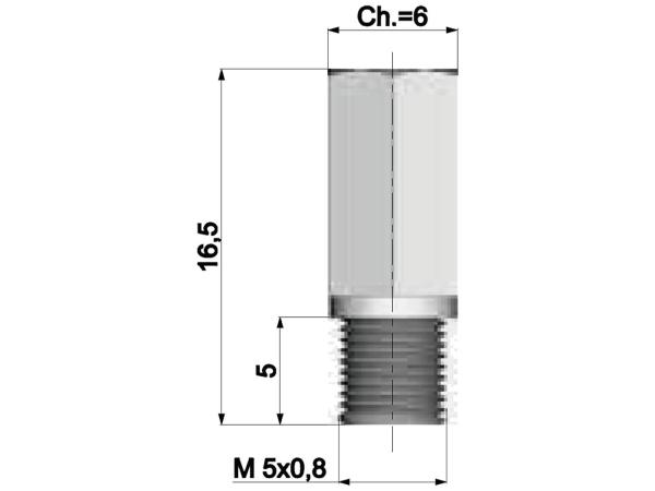 Düse M5 für Polini CP Vergaser